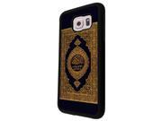 826 Quran Muslim Holly Book Design Samsung Galaxy S6 I9600 Hard Plastic Case Back Cover Black