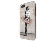 791 Grafitti Art Belly Dancer Colourful Art Design iphone 4 4S Hard Plastic Case Back Cover