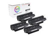 TCT Premium Compatible CC364A Black Toner Cartridge 4 Pack for the HP 64A series 10K yield works with the HP LaserJet P4014 P4015N P4015X P4515N P4515X p