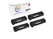 TCT Premium Compatible 3483B001AA Black Laser Toner Cartridge 4 Pack Set for the Canon 126 series 2 100 yield works with the Canon Imageclass LBP 6200D 6200
