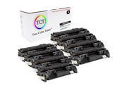 TCT Premium Compatible CF280A Black Toner Cartridge 8 Pack for the HP 80A series 2 700 yield works with the HP LaserJet Pro 400 M401 series and the HP Laser