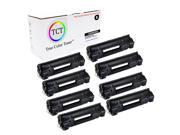 TCT Premium Compatible 3484B001AA Black Laser Toner Cartridge 8 Pack Set for the Canon 125 series 1 600 yield works with the Canon LBP6000 MF3010 printers