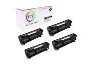 TCT Premium Compatible 0264B001AA Black Laser Toner Cartridge 4 Pack Set for the Canon 106 series 5K yield works with Canon MF6530 MF6531 MF6540 MF6550 M
