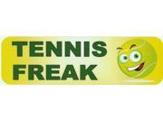 10 x 3 Tennis Freak Bumper Stickers player window decals car decal sticker