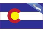6 x 4 Colorado State Flag Bumper magnet Decal Vinyl magnetic magnets Decals