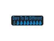 10 x3 Dare to be Different Bumper magnet Penguin Decal magnetic magnets Decals
