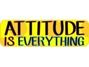10 x3 Attitude is Everything Vinyl Bumper magnet Decals magnetic magnets Decal