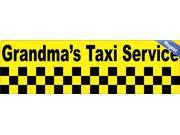 10 x3 Grandma s Taxi Service Bumper magnets Decals magnetic magnet Car Decals