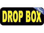 8.5 x 3.5 Drop Box Vinyl Vehicle Magnet Magnetic Sign Car Magnets