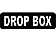 10 x3 Drop Box Vinyl Business Sign Decal magnet Signs Decals magnets