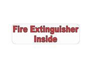 10 x3 Fire Extinguisher Inside Sign Decals Sticker Stickers