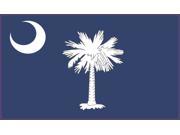 5 x3 South Carolina State Flag Bumper Sticker Decal Window Stickers Car Decals