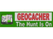 10 x3 Geocacher The Hunt Is On Bumper magnets Vinyl Decals Car magnet Decal