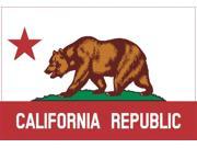6 x 4 California State Flag Bumper Sticker Decal Vinyl Window Stickers Decals