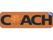 10 x3 Coach Basketball Bumper magnet magnetic Decal magnets Vinyl Car Decals