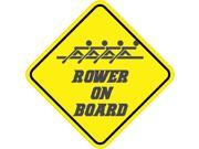 4.5 x4.5 Rower On Board Rowing Bumper Sticker Decal Window Stickers Car Decals