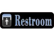 10 x 3 Men s Restroom Vinyl Business Sign Decal Sticker Signs Decals Stickers