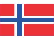 5 x3 Norway Country Norwegian Flag Bumper Sticker Decal Window Stickers Car Decals