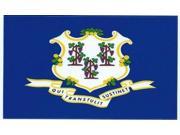 5 x3 Connecticut State Flag Vinyl Bumper magnet magnetic Decal magnets Decals