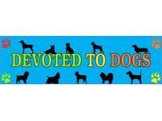10 x3 Devoted To Dogs magnet Decals magnetic Car magnets Decal