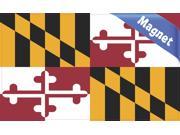 5 x3 Maryland State Flag Bumper magnet Decal Car magnetic magnets Car Decals