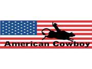 10 x3 American Cowboy US United States Flag Bumper magnet Decal magnets Decals