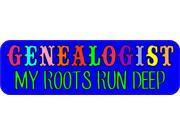 10 x3 Genealogist My Roots Run Deep Vinyl Bumper magnet Decal magnets Decals