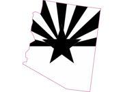 7 x8 Die Cut Arizona State Flag Bumper Sticker Decal Vinyl Window Stickers Car Decals
