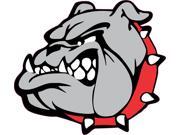 5in x 4.5in Red Bull Dog Mascots Bumper Sticker Vinyl Window Decal 5in x 4.5in Red Bull Dog Mascots Bumper Sticker Vinyl Window Decal