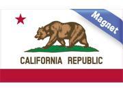 5in x 3in California State Flag Vinyl Bumper Magnetic Vehicle Sign Magnets