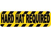 10 x3 Caution Hard Hat Required Business Decal Store Sign Decals magnet magnets
