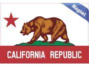 6 x 4 California State Flag Bumper magnet Decal Vinyl magnetic magnets Decals
