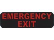 10 x3 Emergency Exit Business Signs Bumper Stickers Safety Door Sticker Decals