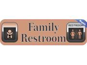 10 x3 Family Restroom Vinyl Business Signs Sign Decal magnet Decals magnets