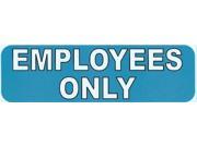 10 x3 Employees Only Business Signs Bumper Sticker Decal Window Stickers Decals