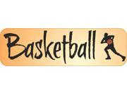 10 x3 Basketball Bumper magnet magnetic Truck Decal magnets Vinyl Car Decals