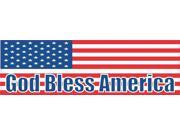 10 x3 God Bless America United States Flag Bumper magnet Decal magnets Decals