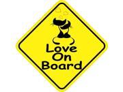 5 x5 Love On Board Vinyl Bumper Sticker Decal Car Window Stickers Decals