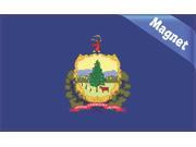 5 x3 Vermont State Flag Bumper magnet Decal Vinyl magnetic magnets Car Decals