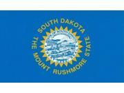 5 x 3 South Dakota State Flag Bumper Sticker Decal Car Window Stickers Decals