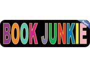 10 x3 Book Junkie Bumper magnet magnetic Decal Truck magnets Vinyl Car Decals