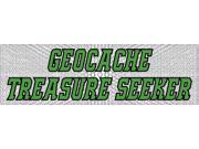 10 x3 Geocache Treasure Seeker Bumper Stickers Geocaching Window Sticker Decals