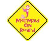 5 x 5 Mermaid On Board Bumper Sticker Decal Vinyl Window Stickers Decals