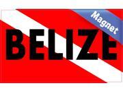 5in x 3in Belize Scuba Diver Down flag Magnet Magnetic Vehicle Sign 5in x 3in Belize Scuba Diver Down flag Magnet Magnetic Vehicle Sign