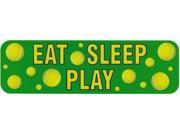 10 x3 Eat Sleep Play Tennis Bumper magnet Decal Car magnetic magnets Decals