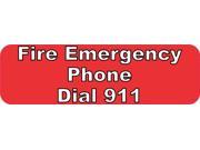 10 x3 Fire Emergency 911 Business Signs Decals magnetic magnets magnet Decal