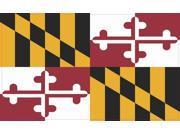 7 x 4 Maryland State Flag Bumper Sticker Decal Car Window Stickers Car Decals