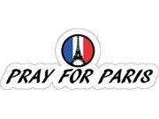 5.5in x 2in Pray For Paris Eiffel Tower Peace SymbolVinyl Sign Sticker Window Stickers Vinyl Decals Decal