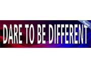 10 x3 Dare To Be Different Bumper magnet Vinyl magnetic Decal magnets Decals