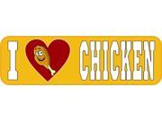 10 x3 I Love Chicken Leg Vinyl Bumper Sticker Decals Window Car Stickers Decal